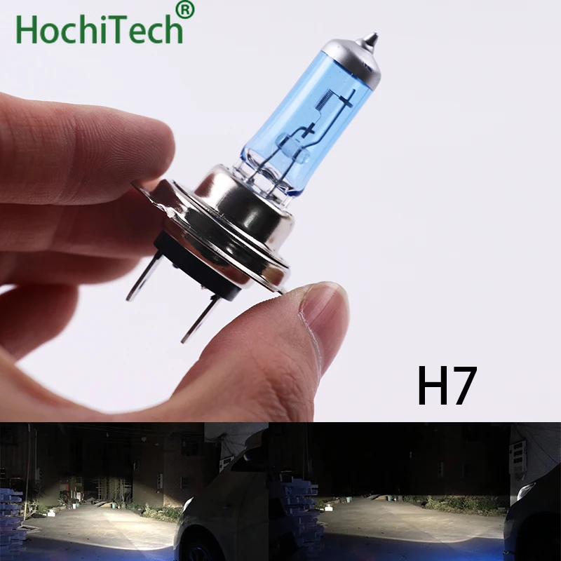 Top Quality H7 gen Lamp 6000K 12V 100W 55W 3000Lm Xenon Dark Blue Super White Quartz Glass Car HeadLight Replacement Bulb