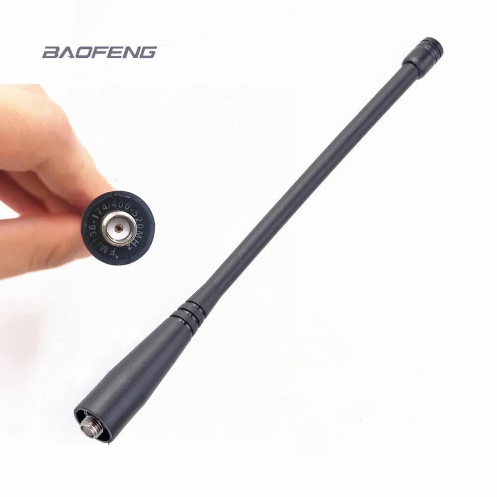 BAOFENG-antena de Radio bidireccional pofung, dispositivo Original de SMA-F de 136-174/400-520MHz para Baofeng UV-5R/B/C/D/E, UV9R Plus, UV82