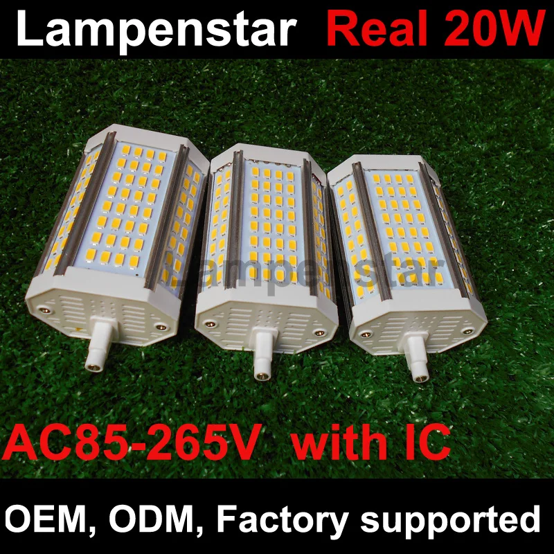 

High power 18W 20W 30W led R7S light 118mm R7S lamp J118 R7S lamp replace 300W hologen AC110-240Vlampenstar