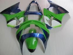 ABS full Fairing kit fit for Kawasaki ZX6R 1998 1999 NINJA ZX-6R 98 99 green blue white high grade fairings set AS5