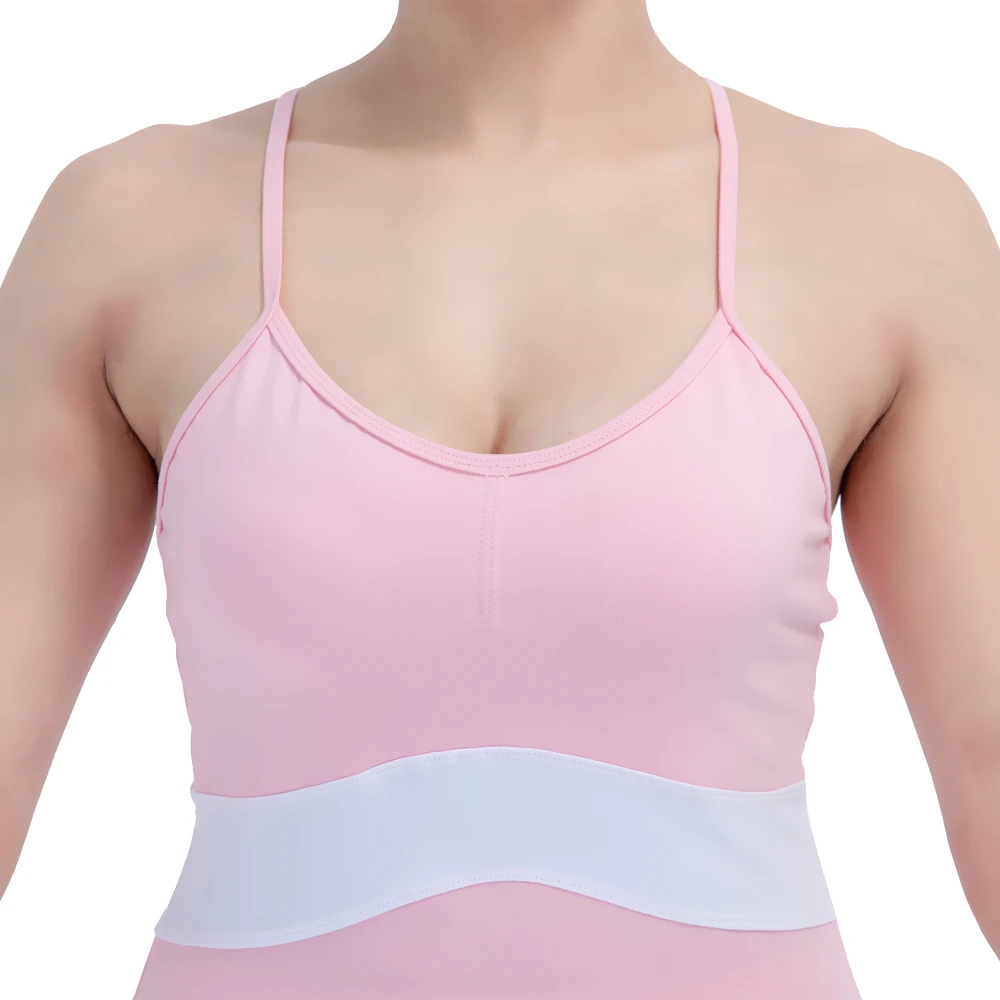 Cotton/Lycra Hai Dây Yếm Leotard Có Dây Đeo Chéo Lưng Cho Váy Múa Nữ Và Các Bạn Gái Kích Cỡ Sẵn Có