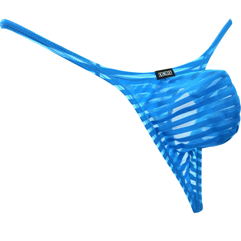 Men's Sexy Little Thong Underwear See Through Pouch G-String Under Panties