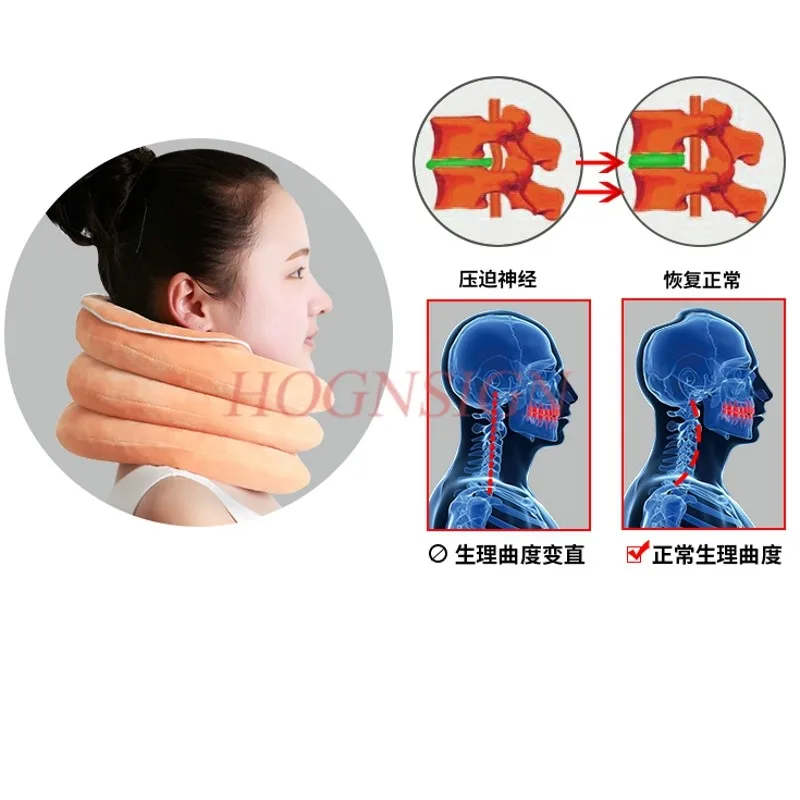 Cervical traction device home medical correction physiotherapy neck vertebral disease fixed neck inflatable neck support neck st