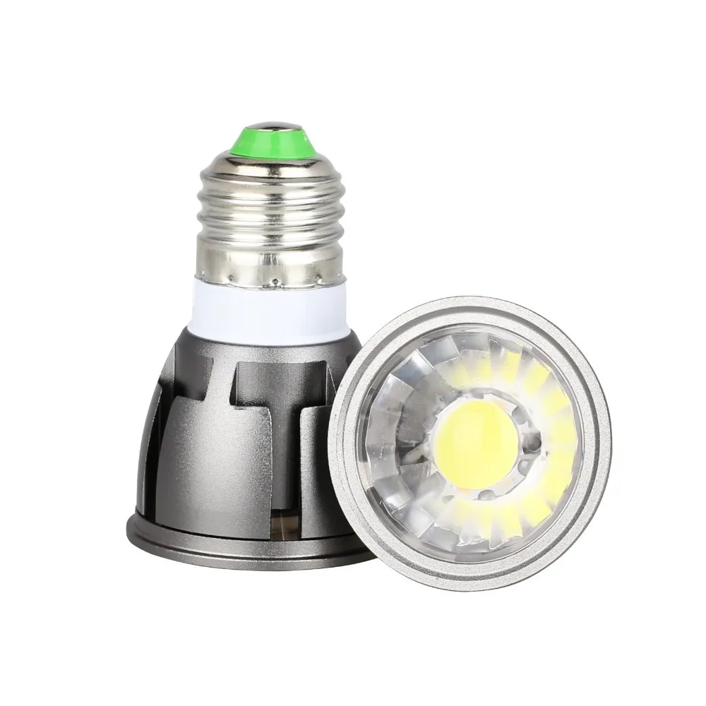 Foco LED COB ultrabrillante, lámpara de punto blanco frío y cálido, 6W, 9W, 12W, E26, E27, MR16, GU10, GU5.3, 12V, CA 220V, 110V