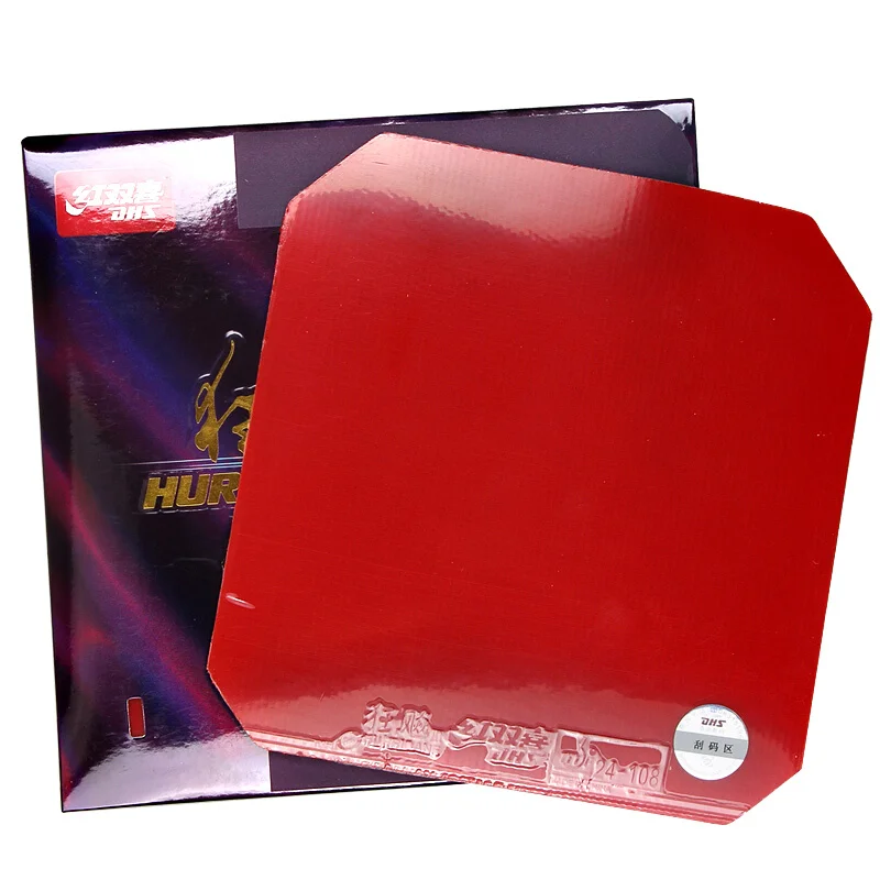 DHS Hurricane 3-50 SKYLINE 3-60 Pips-In Tischtennis Gummi-Kontrollschlaufe Original DHS Ping-Pong-Schwamm – Detail 5