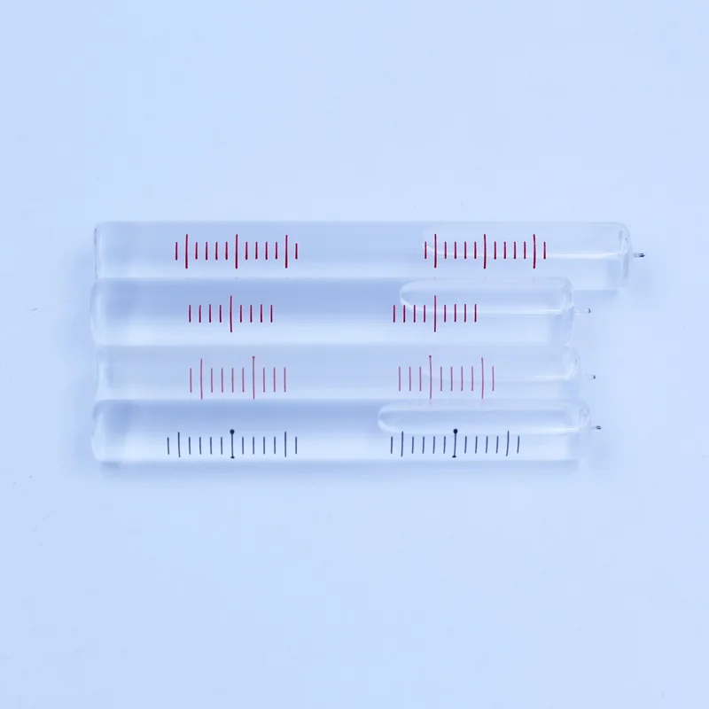 Imagem -03 - Precisão Espírito Nível Vial Tubo de Vidro Bolha Espírito Nível Instrumento de Medição Diâmetro 12 mm 14 mm 0.02 mm mm 0.02 mm 1pc Alta