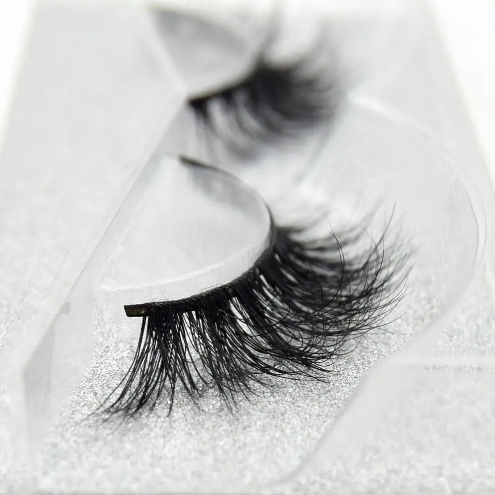 Visofree Lashes 3D Mink Eyelashes Volume Mink Eyelash Extensions Thick Mink Lashes Cruelty free Fluffy Natural False Lashes D113