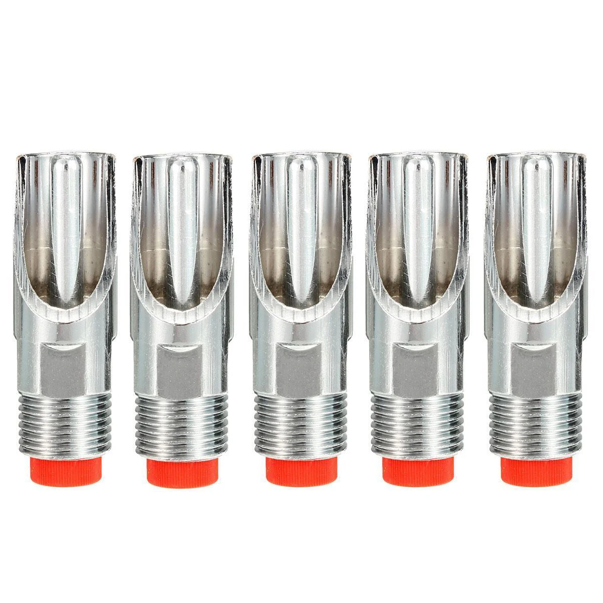 JX-LCLYL 5pcs New Stainless Steel 1/2PT Thread Automatic Nipple Drinker Waterer For Pig