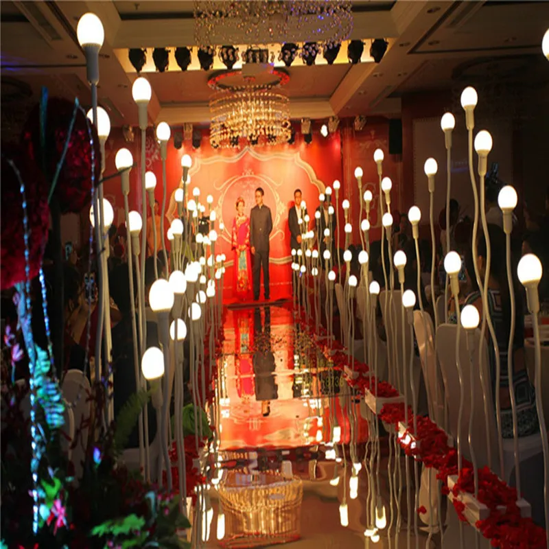 66FT Wedding Centerpieces Mirror Carpet Aisle Runner Gold Silver Double Side Design T Station Decoration Favors