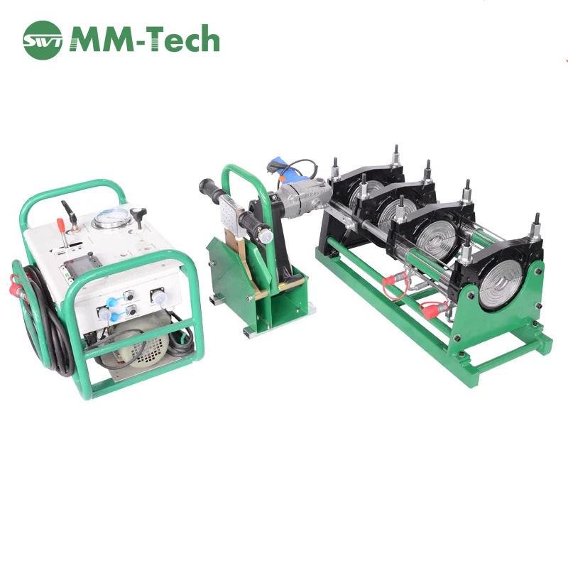 thermofusion welding machines for polyethylene (PE) pipes and pipe fittings  SWT-B160/50H 50-160mm