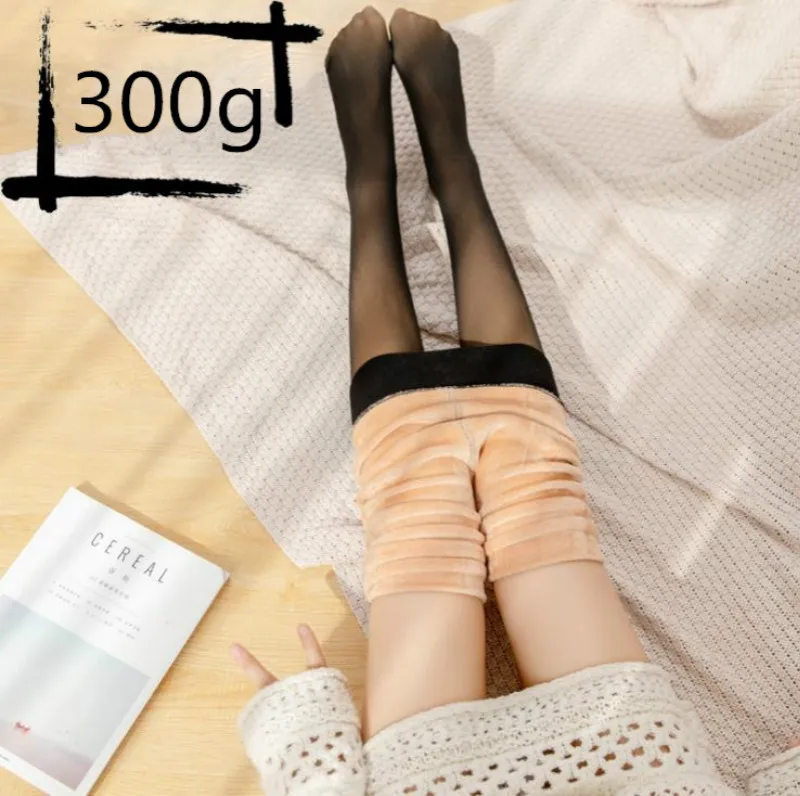 

2019 New Fake Pentrate Skin -5~25 Degree Centigrade Brushed A Composite Stocking Seamless Bare Leg Artifact Woman Pantyhose