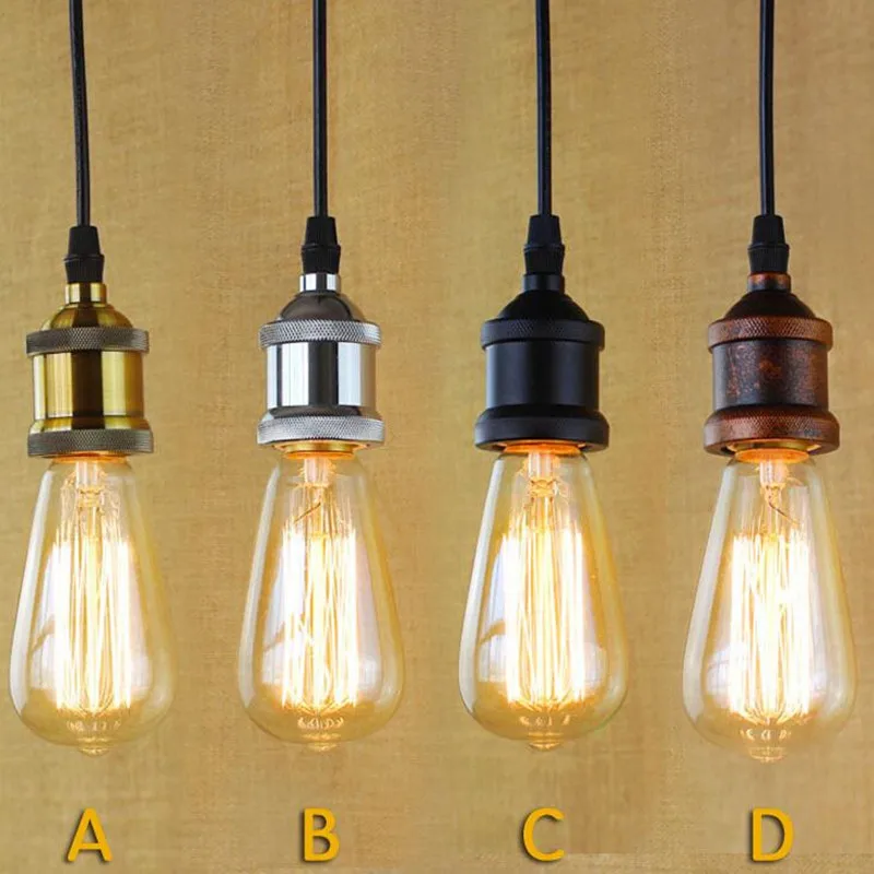 

American Countryside Retro Hanging Light Restaurant Cafe Loft Edison Bulbs Living Room Decorative Pendant Light