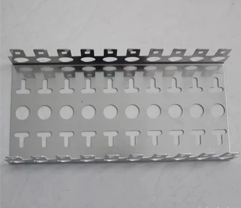 10-Units Stainless steel Frame for 10pairs tel voice Module snap-in terminal block thickened 100pairs blank patch panel 4pcs