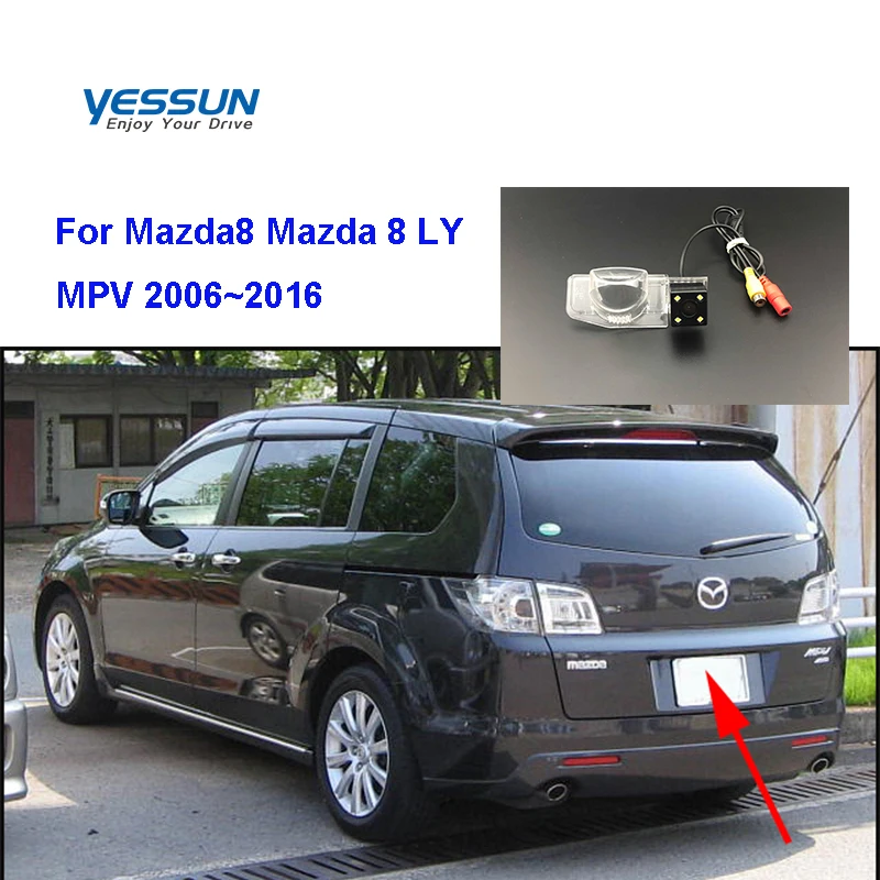

Для Mazda8 Mazda 8 LY MPV 2006 ~ 2016 ночного видения парковка обратный резервный водонепроницаемая камера номерного знака