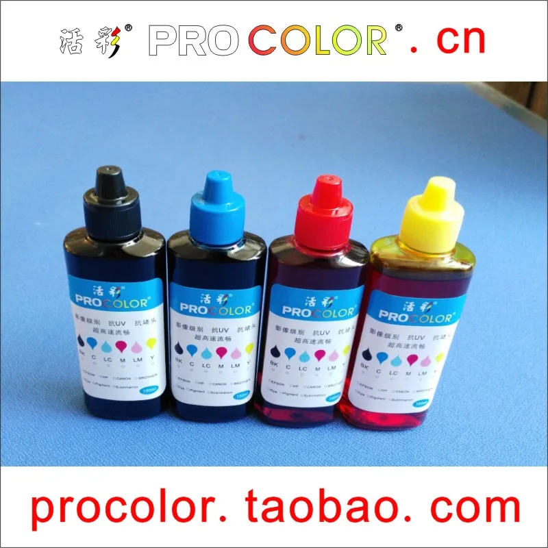 PROCOLOR CISS Dye ink refill kit for Canon PG-210 PG210 CL211 CL-211 PIXMA MX320 MX330 MX340 MX350 inkjet printer,With spec tool