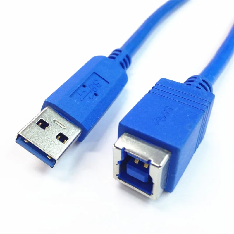 

USB 3.0 A male to B female USB3.0 AM to BF short printer Cable connector 30cm 0.3m for printers Scanners HDD 1ft