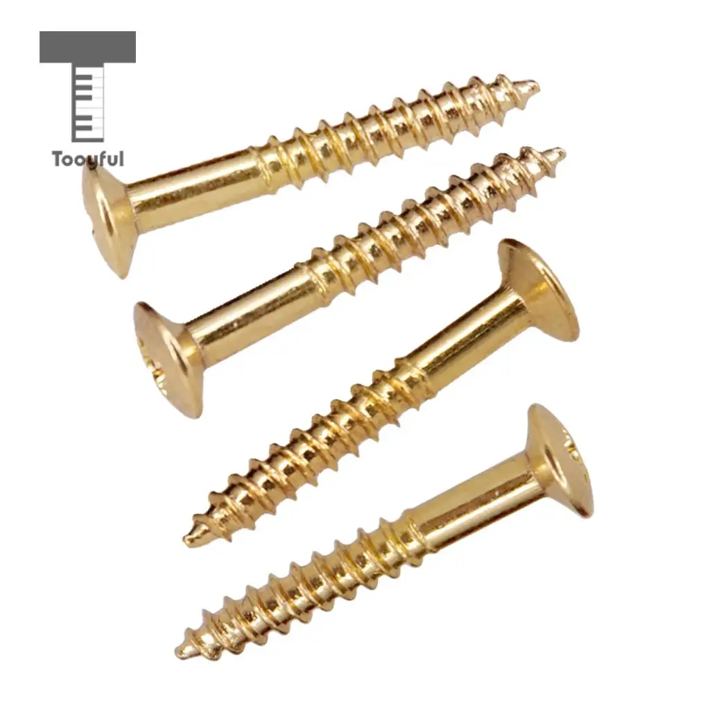40pcs/set Humbucker Pickup Ring Frame Mounting Screws for Electric Guitar Replacement Parts