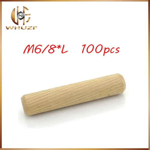 

Dowel pin cavilha 100pcs Per Lot Twill 6/8mm Diameter Hardwood Round Furniture Fitting Wood Dowel Pin free shipping