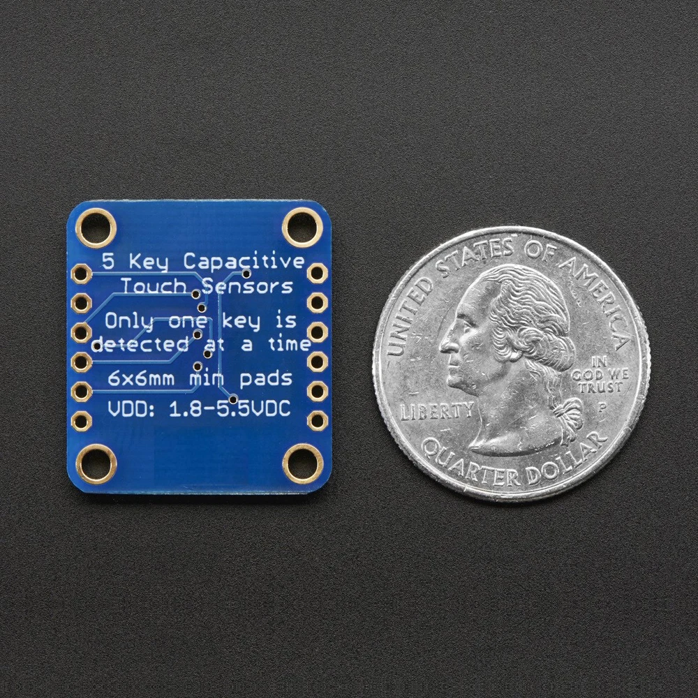 1pcs Standalone 5-Pad Capacitive Touch Sensor Breakout module board AT42QT1070