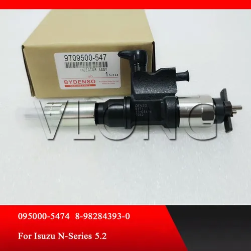 Imagen 1 del producto Inyector de combustible diésel Common Rail de motor nuevo y genuino 8- 98284393 -0 095000 -5474 095000   5474 Para Isuzu 4HK1 6HK1 Serie N 5.2