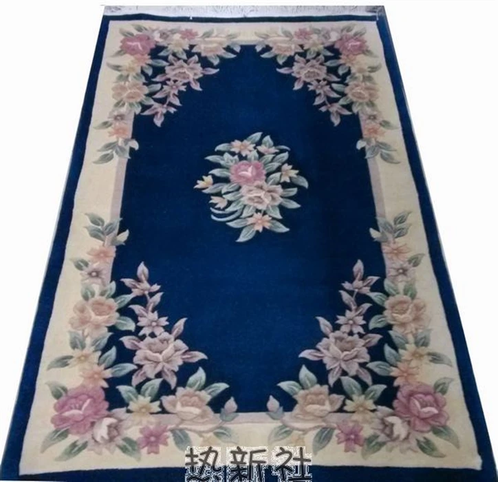 Xinjiang Hetian palace carved manual pure wool carpets European style Chinese style bedroom living room carpet coffee table Y5