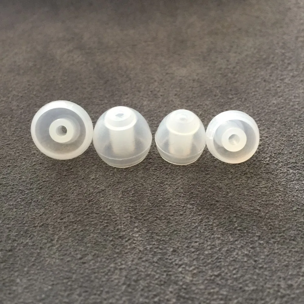 2ชิ้น/1คู่ซิลิโคนหูฟังอินเอียร์สำหรับ Shure เอียร์บัดแผ่นรองหูหมวกปลายหูฟังหูฟัง
