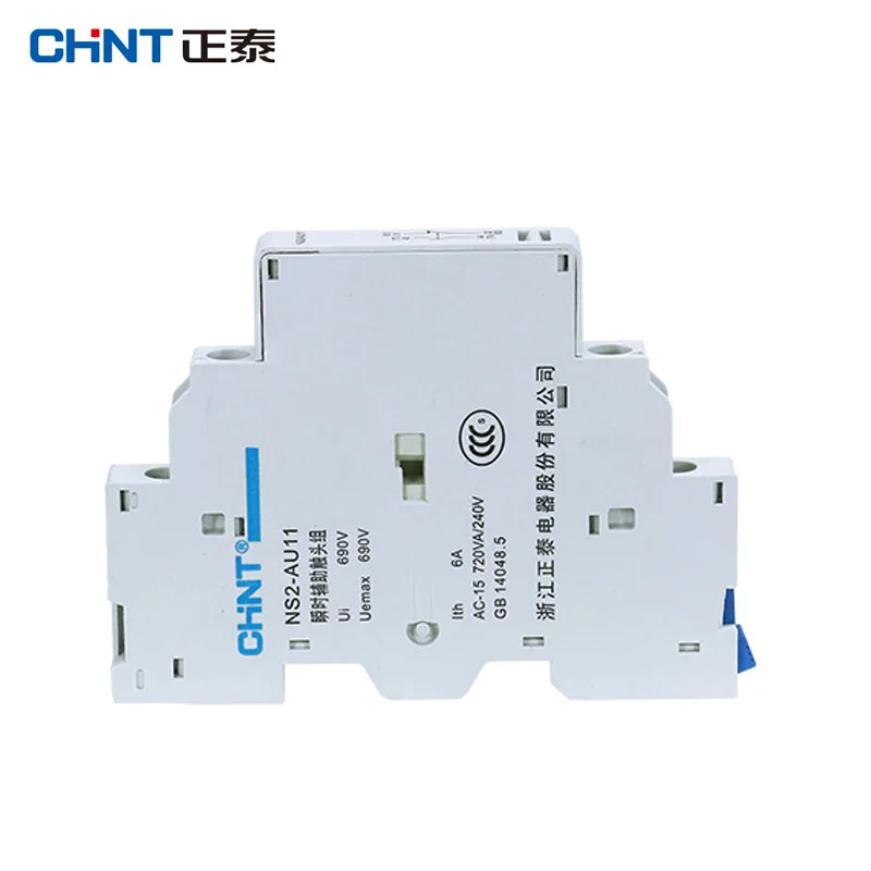 

CHNT CHINT NS2-AU11 Motor protector Instantaneous auxiliary contact for NS2-25 NS2-80B Motor Circuit Breaker motor switch NS2