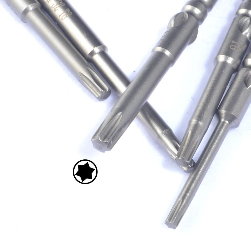 Imagem -02 - Elétrica Shank Magnetic Estrela Torx Chave de Fenda Bits Conjunto de Ferramentas t1 t2 t3 t4 t5 t6 t7 t8 t9 T10 T15 40 mm Comprimento 800 Peças 11