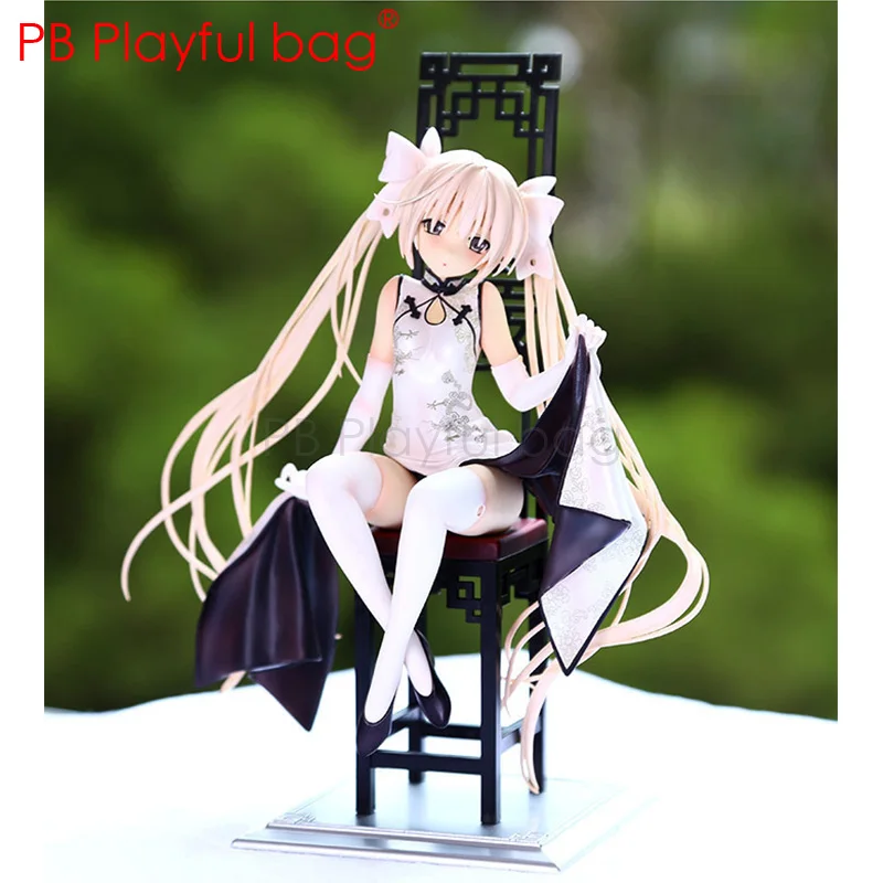 Animation Yosuga character Kasugano Sora 22cm Action Figure A Cute girl model wearing cheongsam Peripherals Toys HA14