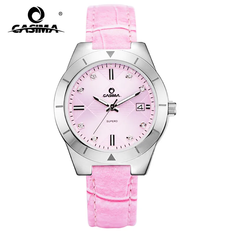 

New Luxury Brand Watches Women Classic Grace Women's Quartz Wrist Watch Calendar Display Waterproof 50m CASIMA #2620