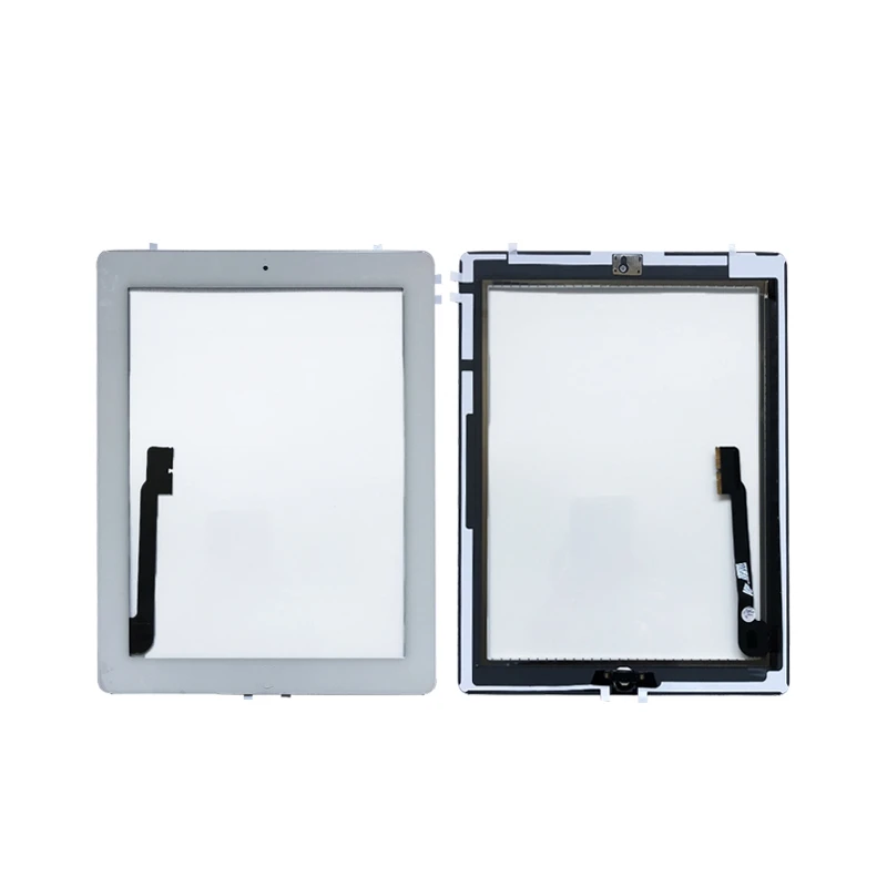 10 Pcs For iPad 3 A1416 A1430 A1403 Digitizer Touch Screen Display Glass Assembly with Home Button Replecement For iPad 3 Screen