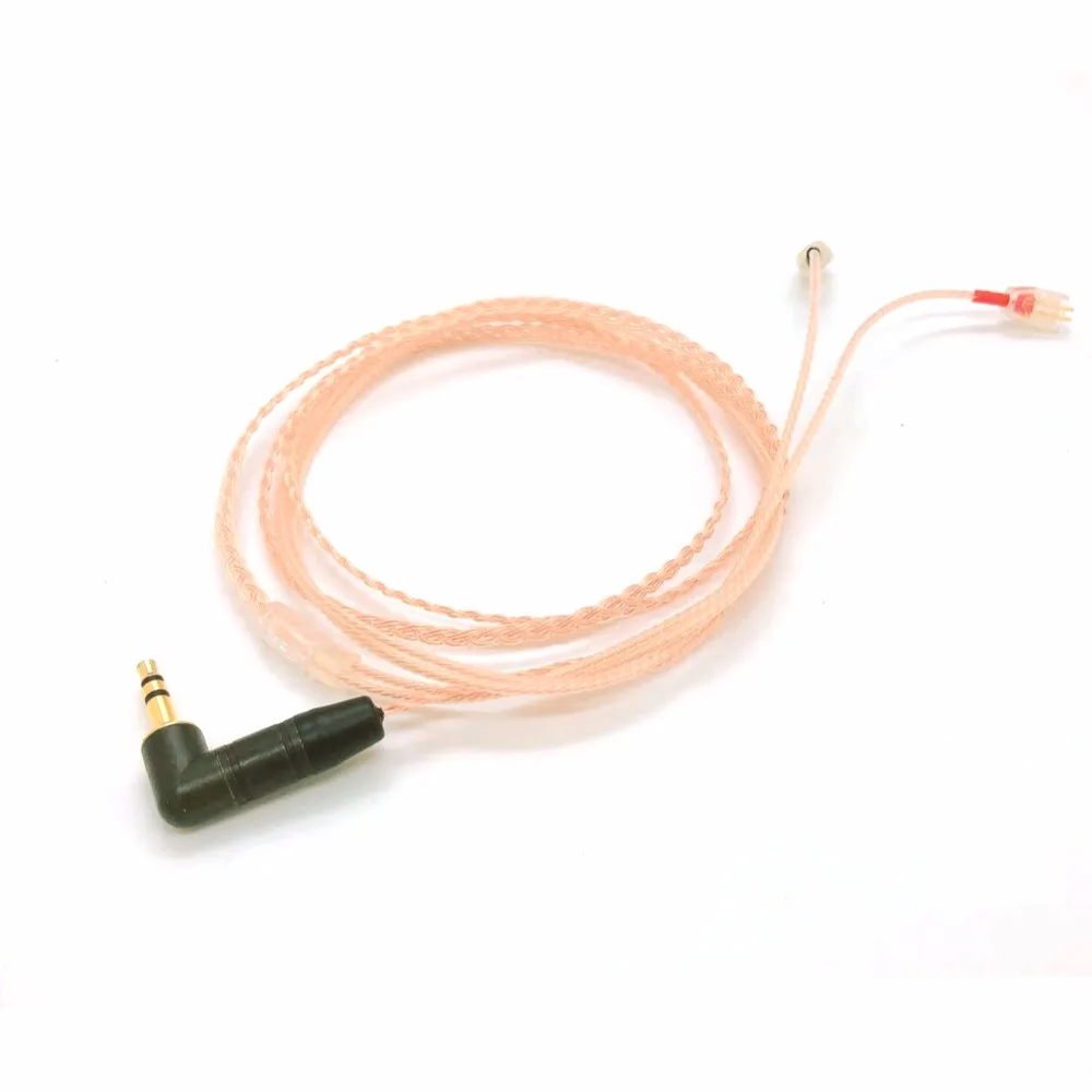 Gratis Verzending Haldane 1.2M 6 Core Litz Gevlochten Hoofdtelefoon Upgrade Kabel Voor Ue TF10 TF15 5Pro SF3 SF5 UE18 oortelefoon