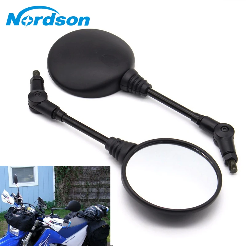 

Nordson мотоциклы складные Задние Зеркала для Harley-Davidson Suzuki Kawasaki Yamaha Honda AX-1 XR250 XR400 XR600 BAJA CRM250