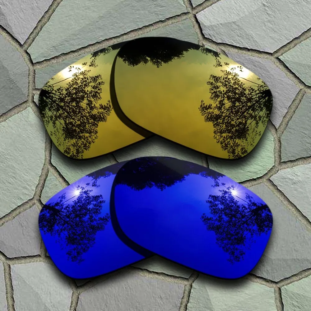 

Yellow Golden&Violet Blue Sunglasses Polarized Replacement Lenses for Oakley Twoface