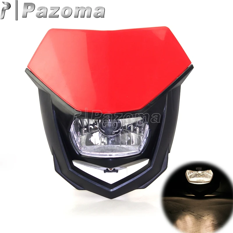 Motocross Off Road Universal Headlights Headlamp Dirt Bike Supermoto Motorcycle Headlamp for Honda CRF 250 450 FMX XR 650 CR