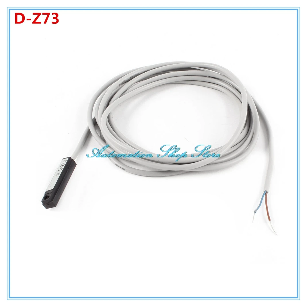 

5PCS Reed Switch D-Z73 DC/AC 5-120V 10W Wired Magnetic Sensor Switch for Pneumatic Cylinder