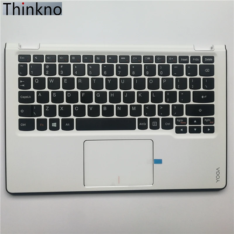 New  For Lenovo Yoga 3-11 yoga700-11Palmrest Top Cover Upper Case US Keyboard With Touchpad Black 5CBOH15228 white 5CBOH15205