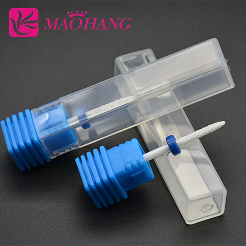 HOT 1pcs wholesale Ceramic Nail Drill Bit M Size Nail Art Salon Electric Manicure Machine Drill  Bit Nail Tools