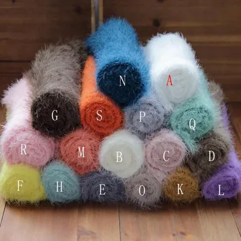 Stretch-Strickwickel für Neugeborene, weiche Wickeldecke für Babys, Fotografie-Requisiten, Jersey-Wickel-Foto-Requisiten