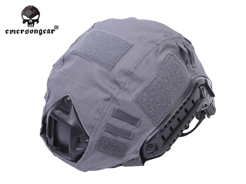 Military Airsoft Tactical Combat Fast Helmet Cover, Wolf Gray, EM8825H