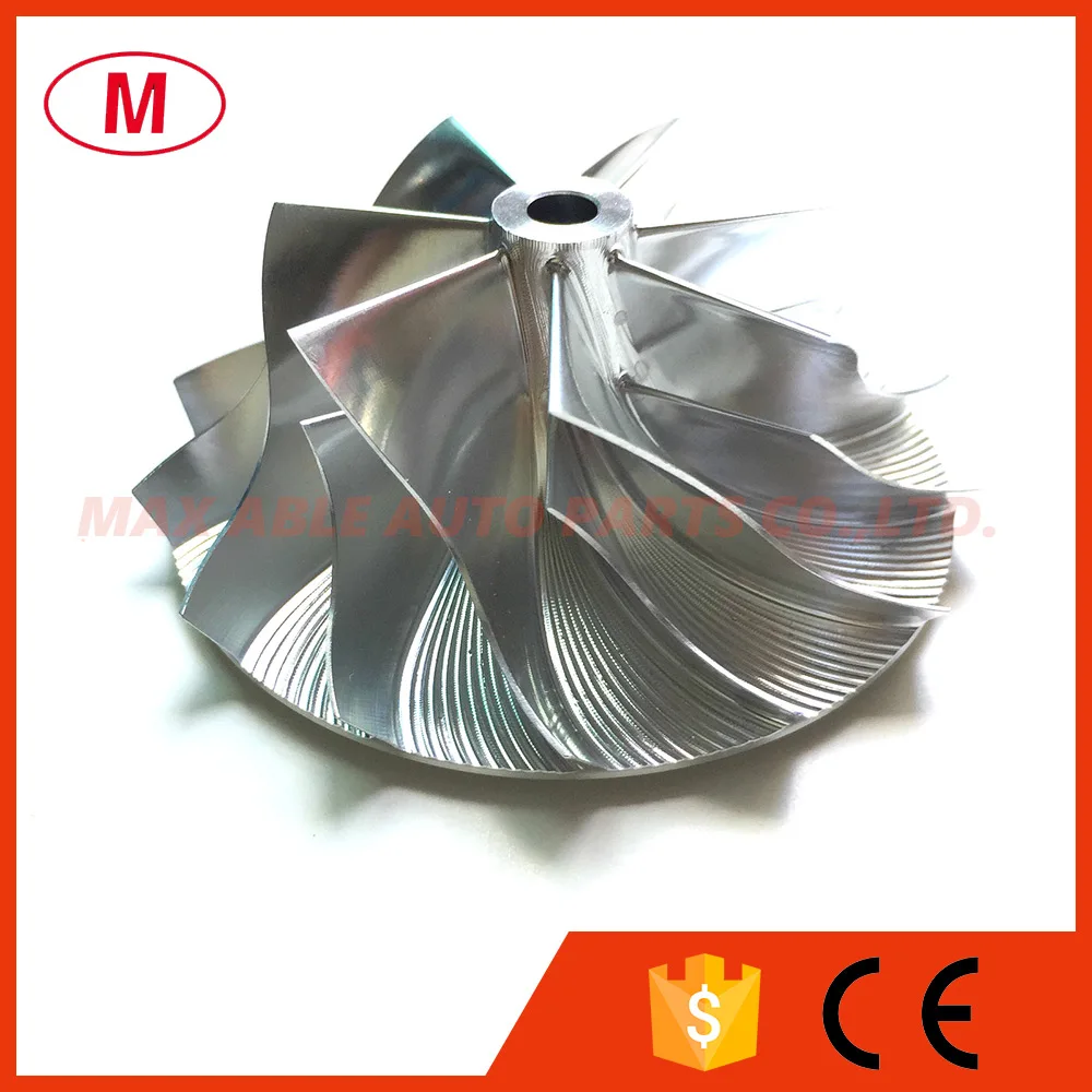 TD04HL 43.50/62.00mm 7+7 blades High Performance Turbo Billet Compressor wheel/Aluminum 2618/Milling compressor wheel