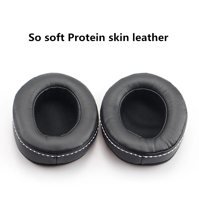 Almohadillas de espuma de cuero para auriculares, almohadillas de repuesto para auriculares AH-D600 DENON, de alta calidad, 1,19, 1 par