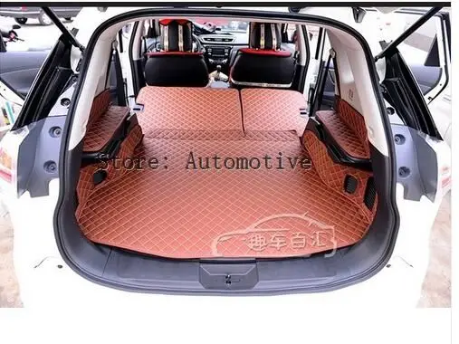 

Special luggage mats for Nissan X-trail 2014 2016 Rogue durable waterproof leather trunk mats for X TRAIL 2015,Free shipping