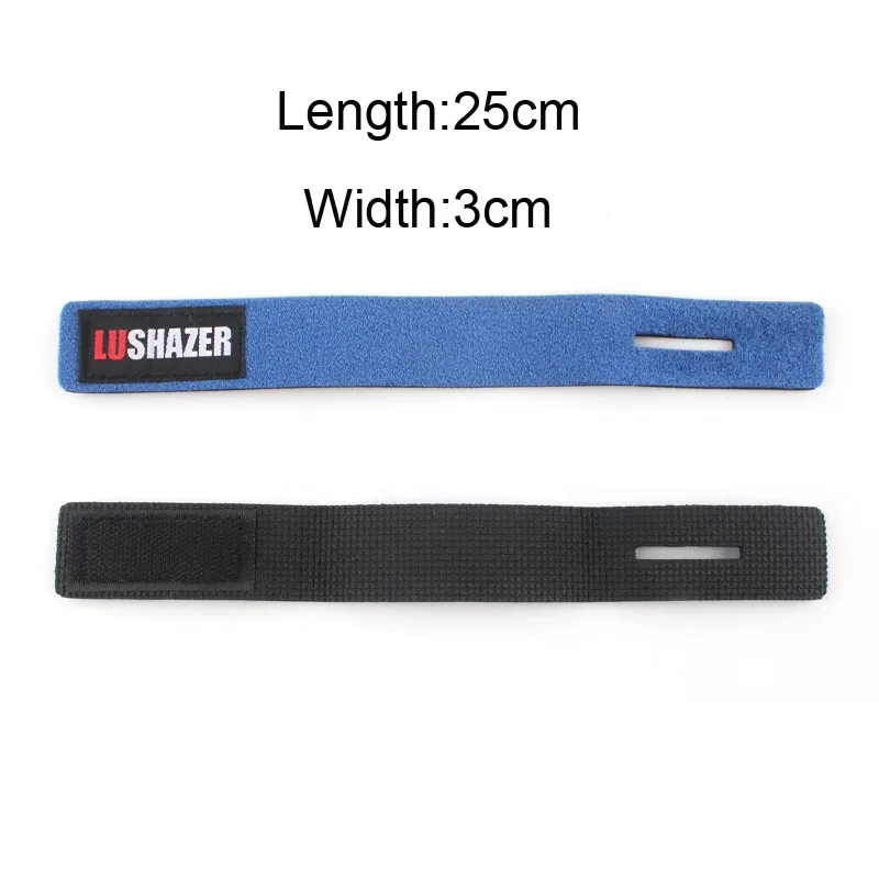 2pcs / lot Fishing Rod Tie Magic Fishing Tool Cable Ties Rod Strap Belt Necktie Fishing rod Accessories Suspenders