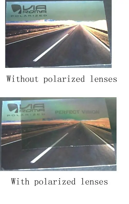 Customized Polarized Lens Test Card for Testing Polarizing sunglasses Polaroid Test Card eyewear sun Glasses accessories