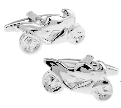 Motorcycle Cufflinks Wholesale&retail Novelty Copper Motor Bike Design Quality Brass Material Best Gift For Men