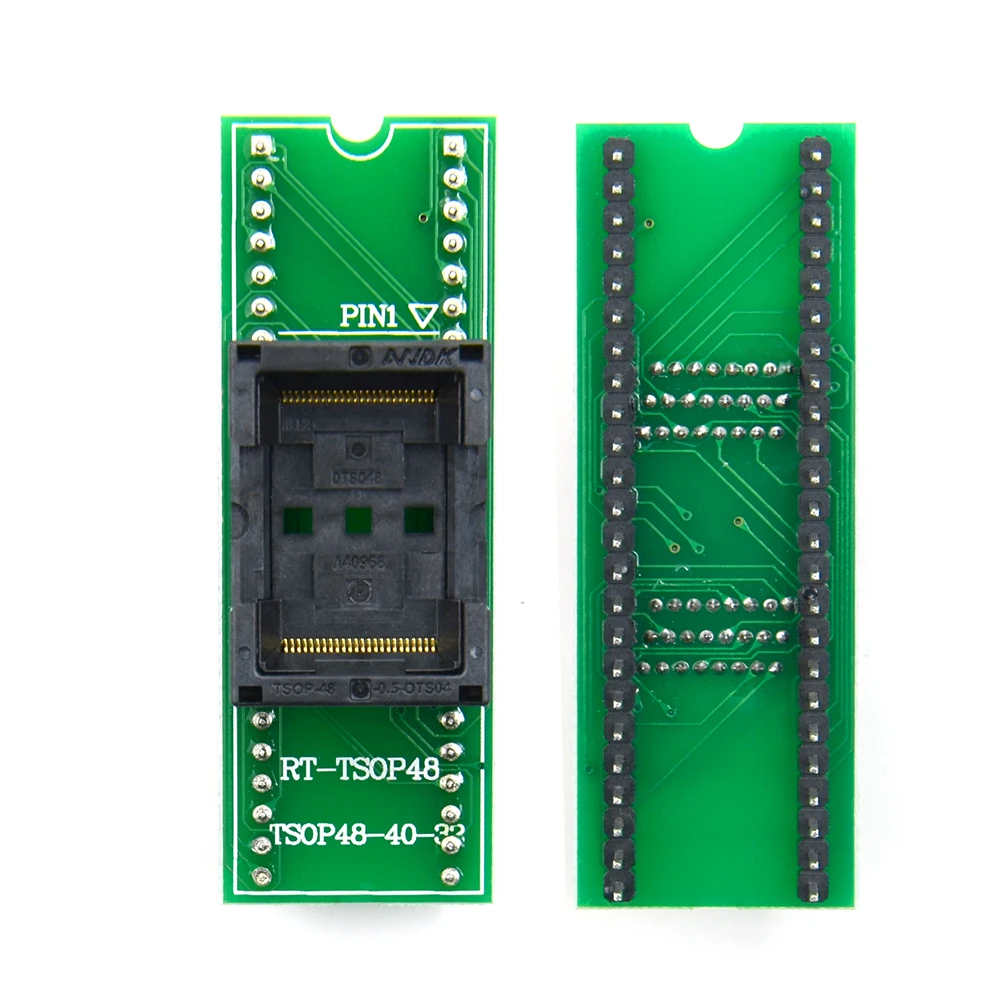 Top Quality TSOP48 to DIP48 adapter,TSOP48 test socket 0.5mm Pitch for RT809F RT809H & for XELTEK USB Programmer