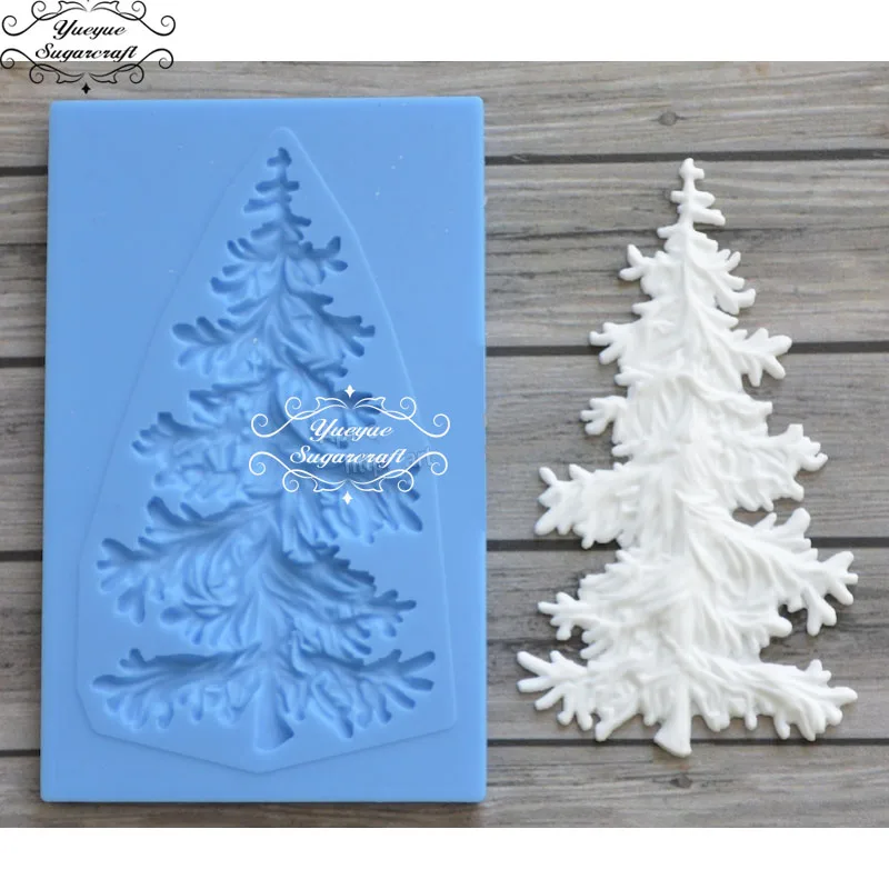 Yueyue Sugarcraft Newest Tree silicone mold fondant mold cake decorating tools chocolate gumpaste mold