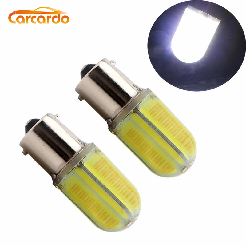 

Carcardo Silica Gel 1156 1157 BA15S P21W 8LED Car Tail Bulb 360 Degree Shine Car LED COB Auto Reverse Lamp Super Bright Lamp