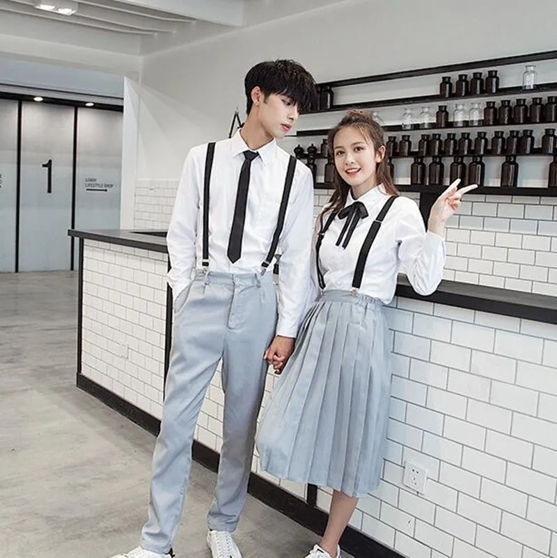 Japanese School Uniform Suit Academic Style Korean Middle School Students British Women Girl Boy Uniforms Male Costumes H2461